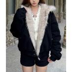 ショッピング韓国 ブルゾン アウター マウンテンカービングワークジャケット レディース