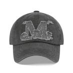 キャップ 帽子 「MUCENT」MUCENT ヴィンテージウォッシングアップリケボールキャップ MUCENT VINTAGE WASHING APPL