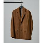 ショッピングスウェード ジャケット テーラードジャケット 綾スウェード ストレッチ ジャケット メンズ レディース