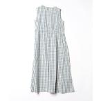 ショッピングジムフレックス 「GYMPHLEX」 チェック柄ノースリーブワンピース 12 グリーン レディース