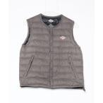 「DANTON」 ダウンベスト 34 グレー レディース
