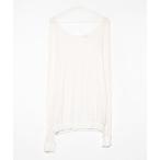 [three dots]do Ла Манш рукав вязаный X-SMALL бежевый женский 