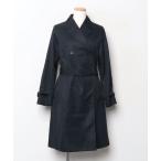 「UNTITLED」 トレンチコート 01 ネイビー レディース