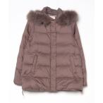 ショッピング毛皮 「IENA」 ダウンジャケット 36 ブラウン レディース