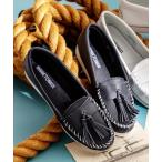 ショッピングMINNETONKA 「Minnetonka」 モカシンシューズ 5 ネイビー レディース