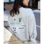 トレーナー スウェット 「ANGEL BLUE」別注 エンジェルブルー グラフィック刺繍 スウェットプルオーバー レディース メンズ