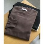ショッピングシルク セーター ニット LIFE STYLE TAILOR　コットンシルクハイゲージクルーニット メンズ