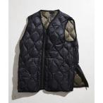 ショッピングダウンベスト ダウンベスト ベスト 限定展開 TAION/タイオン ミリタリー VネックWジップ ダウンベスト-ソフトシェル / TAION-001ALSZML-1