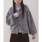 ショッピングスパンコール ニット セーター sequin zip-up knit cardigan / スパンコールジップニットカーディガン レディース