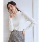 ニット セーター 「6色展開」フリルネックニット レディース