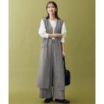 スカート 「2WAY/セットアップ可」ライトツイードジャンパースカート