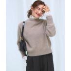 ショッピングファー ニット セーター フォックスカシミヤファー ショート丈 ニット レディース