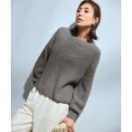 ショッピングスパンコール ニット セーター 「洗える」スパンコールバルキー クロップド ニット レディース