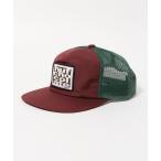 「HUF」 メッシュキャップ FREE ワインレッド メンズ
