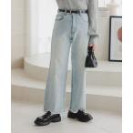 [Petitle] [KOBE LETTUCE] повреждение обработка Denim брюки - голубой женский 