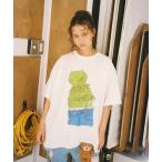 「Little sunny bite」 半袖Tシャツ S ホワイト レディース