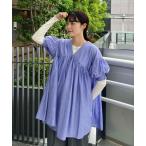 「KBF」 7分袖ワンピース ONE ブ