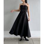 「LVEU.」 ベアトップワンピース FREE ブラック レディース