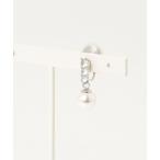 [niana] серьги ( одна сторона уголок для ) FREE серебряный женский 