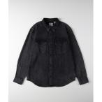 ショッピングラウンド シャツ 「Levi's」ウェスタンシャツ (デニム/フロントポケット/ラウンドヘム/耐久性/レイヤード/カジュアル/デイリーユース/リーバイス) メン