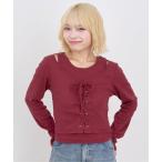 tシャツ レースアップ長袖TシャツSET キッズ 子供服 女の子