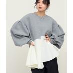 ショッピングフリル 「NOGLE/ノグル」フリルドッキングトップス レディース