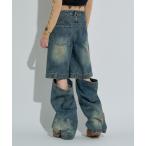 ジーンズ デニム デニムパンツ ファンクションデニムパンツ レディース