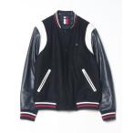 「TOMMY HILFIGER」 スタジャン M ネイビー メンズ