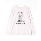 「Vintage PEANUTS」 長袖カットソー FREE ピンク レディース