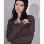 ニット セーター 配色 レイヤード ヘン