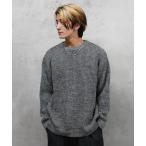 セーター ニット SUNNY SPORTS / サニースポーツ WAFFLE MIX CREW SWEATER ワッフル ミックス糸 クルーネックセー