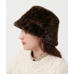 帽子 ハット フェイクファー バケットハット レディース