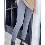 パンツ リブニットレギンス／スパッツ／タイツ風パンツ レディース