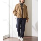 パンツ Tuche/トゥシェ　ストレートパンツ　裏起毛 ストレッチ レディース