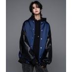 ショッピングスタジャン 「ADRER」 スタジャン MEDIUM ネイビー メンズ