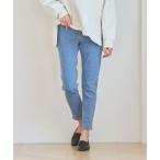 [GLOBAL WORK] обработка обтягивающие джинсы брюки SMALL sax голубой женский 