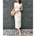 「anuans」 ノースリーブワンピース SMALL ホワイト レディース