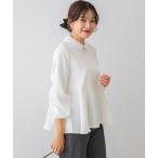 ショッピングレース ブラウス シャツ F by ROSSO　レースカラーペプラムブラウス レディース