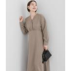 ショッピングミモレ丈 ワンピース 「UR TECH SMOOTHLUXE」F by ROSSO　キーネックワンピース