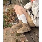 ブーツ 裏起毛キルティングムートンブーツ レディース