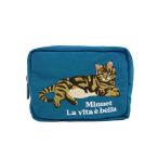 ショッピングアニマル ポーチ アニマル刺繍ポーチ レディース