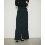 パンツ ラップワイドパンツ レディース