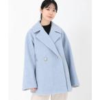 ショッピング雑誌掲載 コート アウター 「雑誌掲載アイテム」イタリアンエアリー_イタリアンエアリーテーラーコート レディース