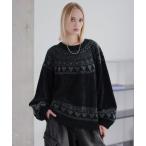 ショッピングノルディック セーター ニット ハートモチーフノルディックデザインモールニット メンズ レディース