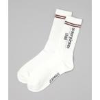 靴下 レトロラインロゴソックス/608309 レディース