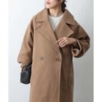 コート チェスターコート テックウールラグランスリーブロングコート レディース
