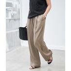 パンツ 「追加2」サテンイージーパンツ レディース