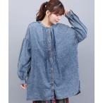 ショッピングチュニック チュニック インディゴボイルシアーチュニック