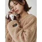 ジャケット ノーカラージャケット ボアノーカラーブルゾン レディース