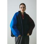 ブルゾン アウター Frill neck padded blouson　　フリルネックパデッドブルゾン レディース